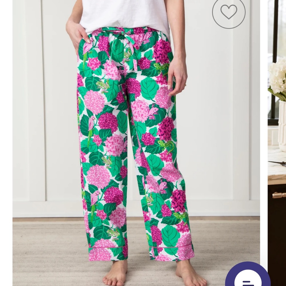 Floral Print Pajama Pants